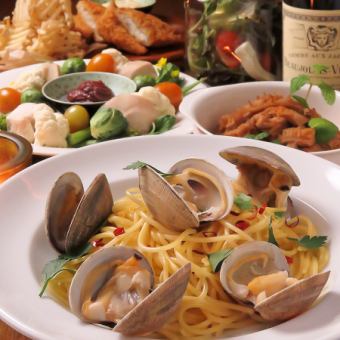 Passerettiプラン料理のみ2500円!!(飲み放題+1500円/ソフトドリンク飲み放題+1000円)