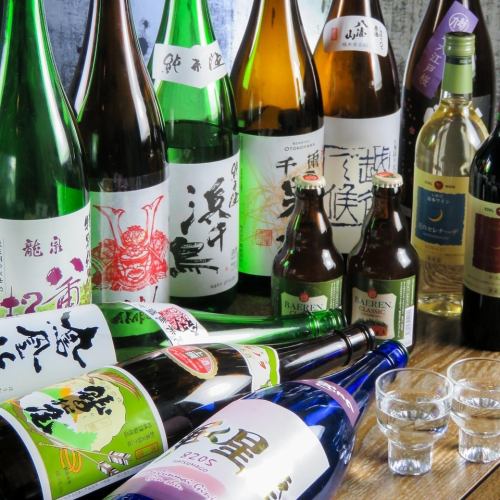 もちろん地酒も種類豊富