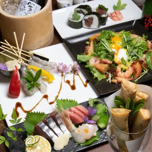 飲放付コース5000円～3種