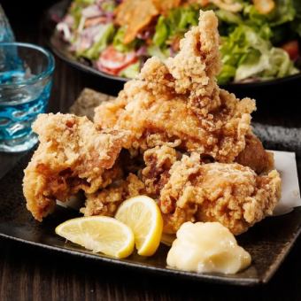 【附2小时高级无限畅饮】享用包含本地鸡等简单易食的“After Party套餐”，3道菜3690日元⇒2800日元