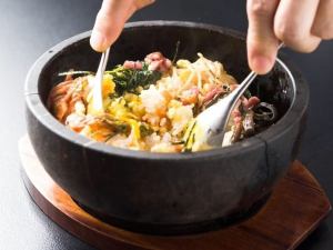 石烤石锅拌饭