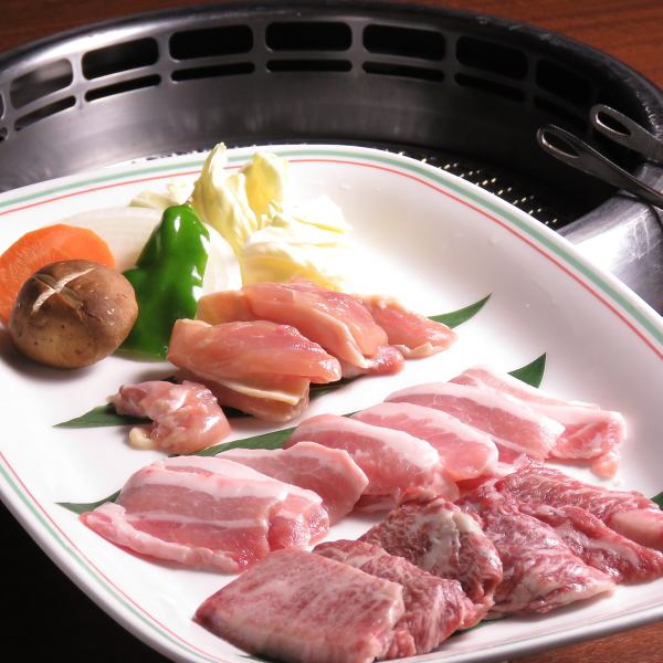 能登牛・能登豚・国産鶏焼肉