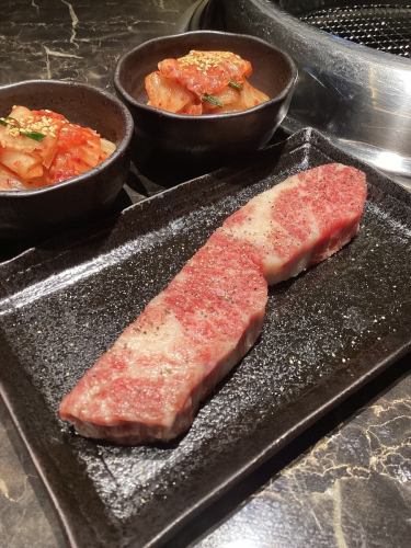 黒毛和牛厚切りカルビ
