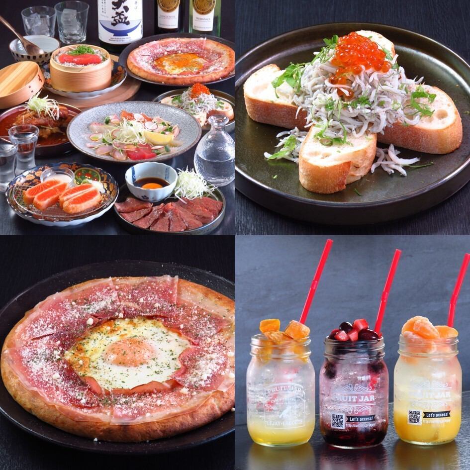 和食業態とイタリアンの業態の融合!和と洋が両方楽しめる♪映える料理やドリンクの店