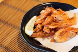 Deep-fried sweet shrimp