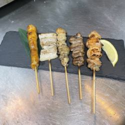 5 skewers