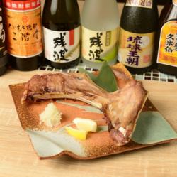 マグロのカマ塩焼き