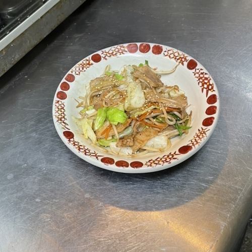 豚バラ野菜のオイスター炒め