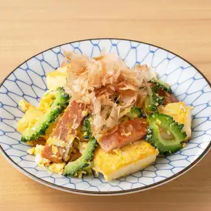 ゴーヤとスパムのチャンプル