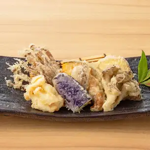 가을 야채의 천포라 모듬