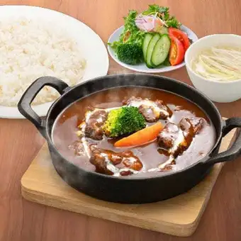 大きな牛たんシチュー定食