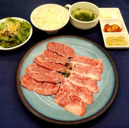【松阪牛使用】 松阪牛カルビ＆松阪牛ロースランチ（80g）