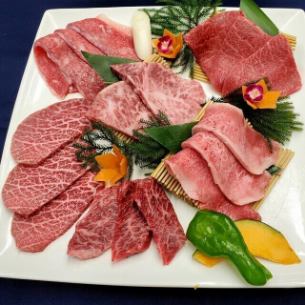 黒毛和牛 松阪牛厳選上盛り(全6種3-4人前360g)