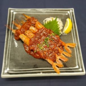 大エビ刺し/松阪牛 黒毛和牛 王様ユッケ刺し