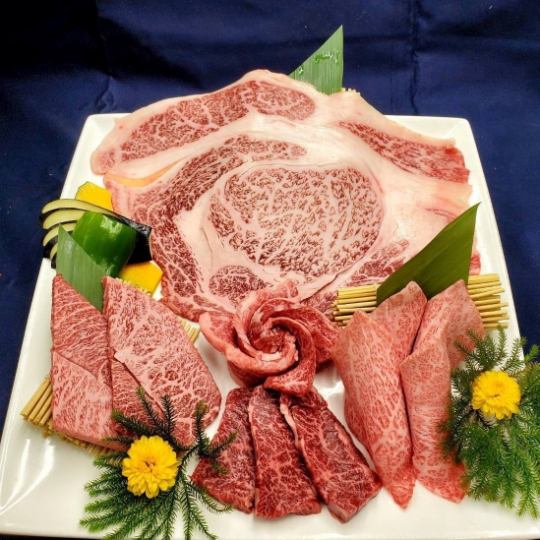 ★2時間飲み放題込★【A5等級 和牛リブロースのスペシャル盛りコース】