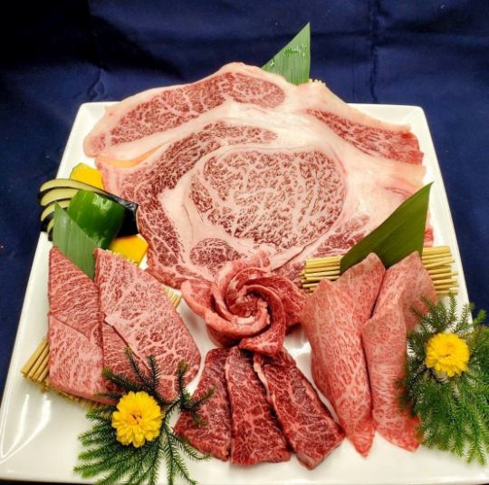 ★2時間飲み放題込★【A5等級 和牛リブロースのスペシャル盛りコース】