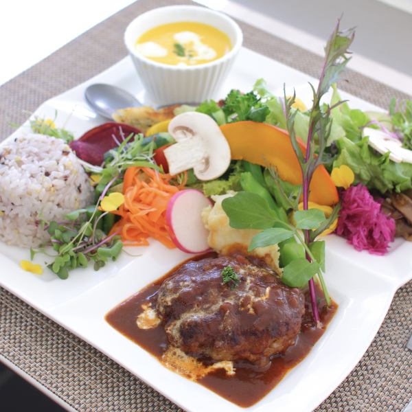 A colorful plate of locally grown vegetables