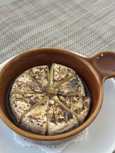 Whole baked Camembert (with honey)