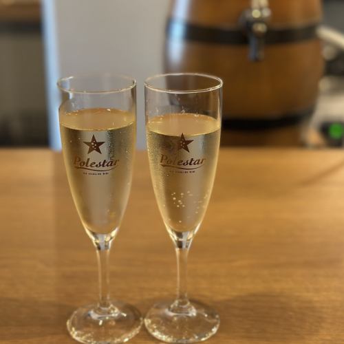 Sparkling wine by the glass available!