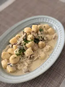 ポルチーニときのこの クリームニョッキ
