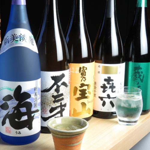 ■ Many authentic shochu are available