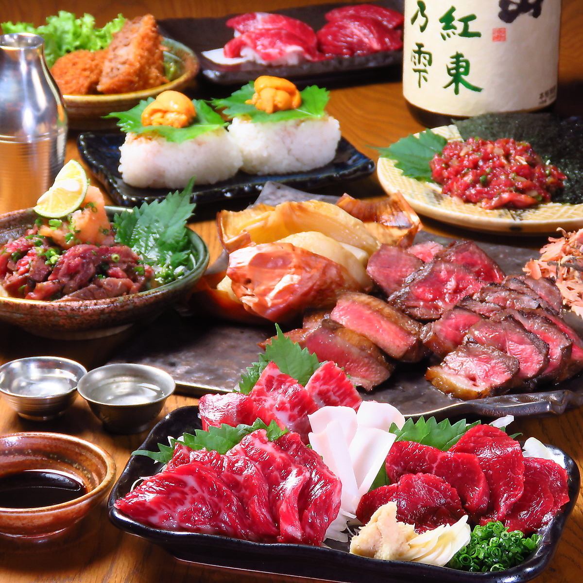 ★ Horse meat specialty izakaya ★ A speciality dish made with care for its freshness and mild flavor