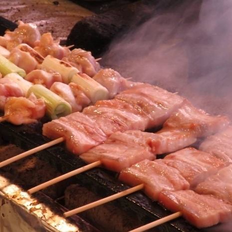 【本格炭火焼き鳥】