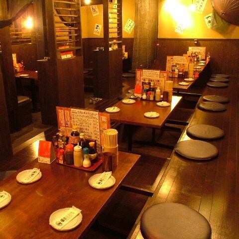 最大35名様迄宴会OK掘り炬燵座敷!人気席なので予約はお早めに♪