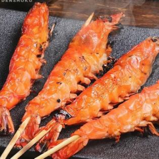 ソフトシェルシュリンプ串