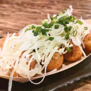 揚げたこ焼き（ソース・ネギマヨポンズ・濃厚チーズ・旨辛RED・あっさり醤油・明太マヨ）