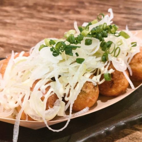 揚げたこ焼き（ソース・ネギマヨポンズ・濃厚チーズ・旨辛RED・あっさり醤油・明太マヨ）