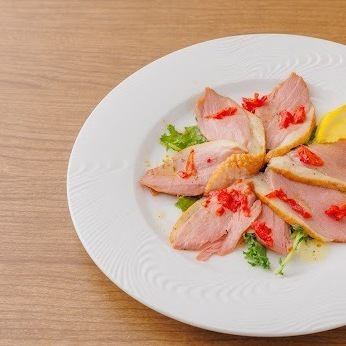 合鴨肉のスモークロースト