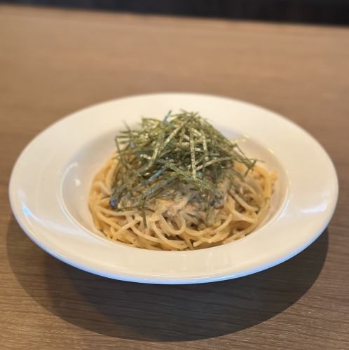 Japanese-style seasoned cod roe with mayonnaise and takana