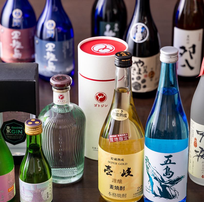 长崎的当地酒种类丰富，风味浓郁。