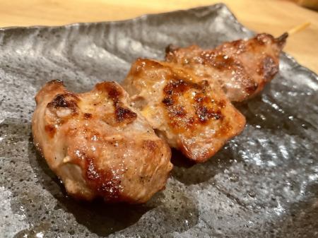 Pork skirt skewers