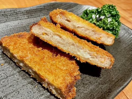 Uwajima specialty: small sardine cutlet