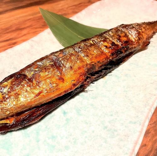 pacific saury (Pacific saury) from Choshi, sun-dried with soy sauce