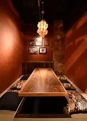 We have private rooms with sunken tables in the basement.