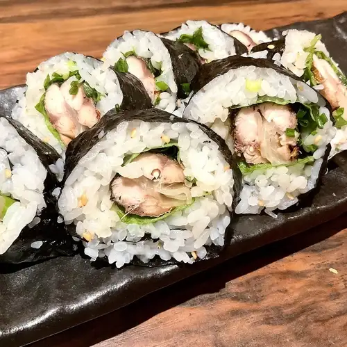 烤秋刀魚壽司卷