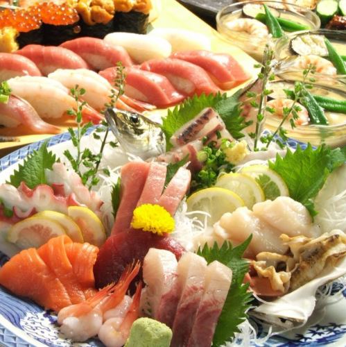 今夜は寿司宴会！！
