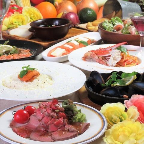 Approximately 100 menu items! No matter how much you eat or drink [4000 yen]!? Order buffet