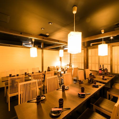 [120 people] We also accept reservations for up to 120 people by using all private rooms with tables and horigotatsu on each floor.In addition to the all-you-can-drink course that fits your budget, we will provide hospitality that will satisfy those who visit us, including various arrangements.