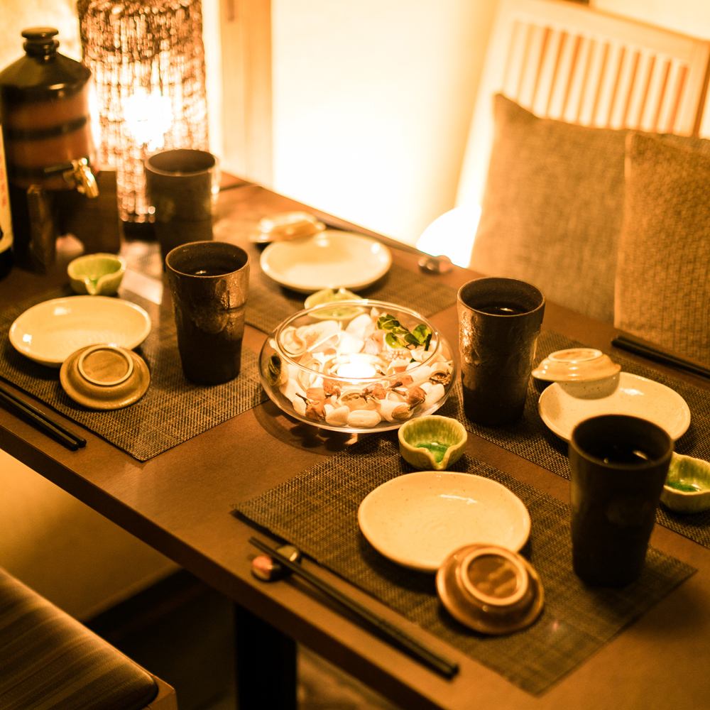 [All seats are private rooms] Hideaway private rooms for adults with a taste of Japan