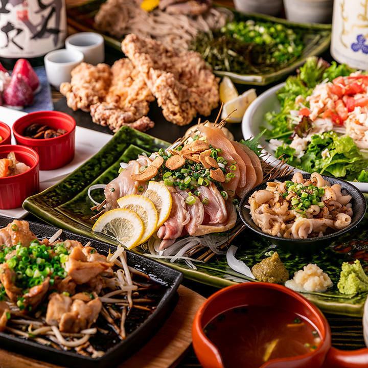 【九州料理】宴會套餐3,500日圓～含2.5小時無限暢飲
