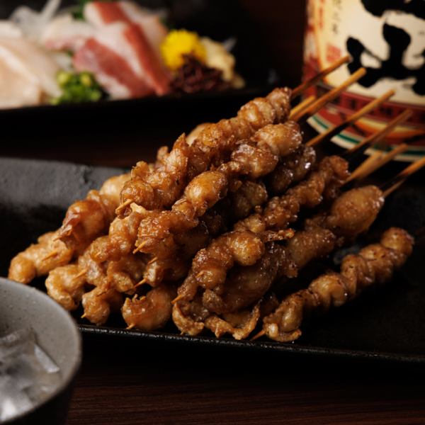 ［博多かわ串］一本一本丁寧に巻き上げたお勧めの串焼き