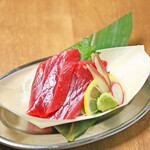 Kibune sashimi of bluefin tuna
