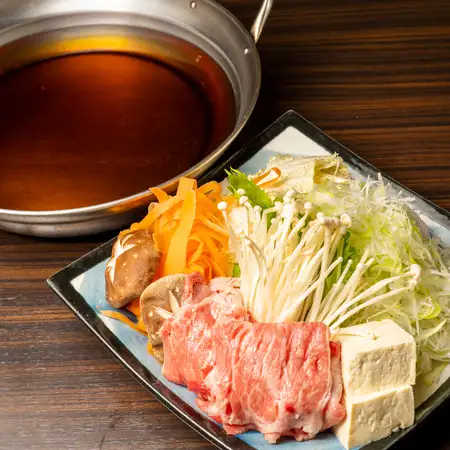 仙台牛のすき焼き