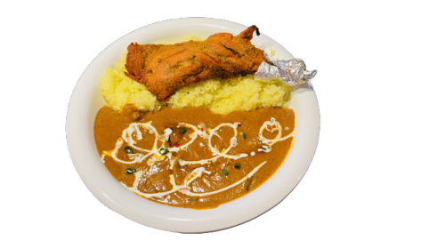 Tandoori chicken curry rice set