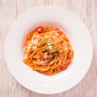 ★Tomato and cheese pasta