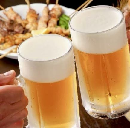 繁忙日◆【金曜日/土曜日/祝前日】単品飲み放題2000円(生ビール付)